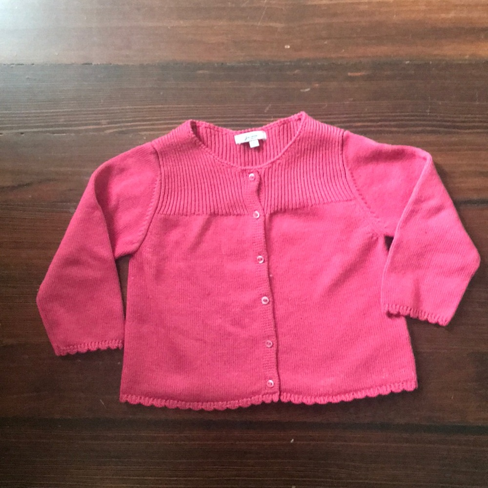 Classical Jacadi cardigan. Pink. Size 3T